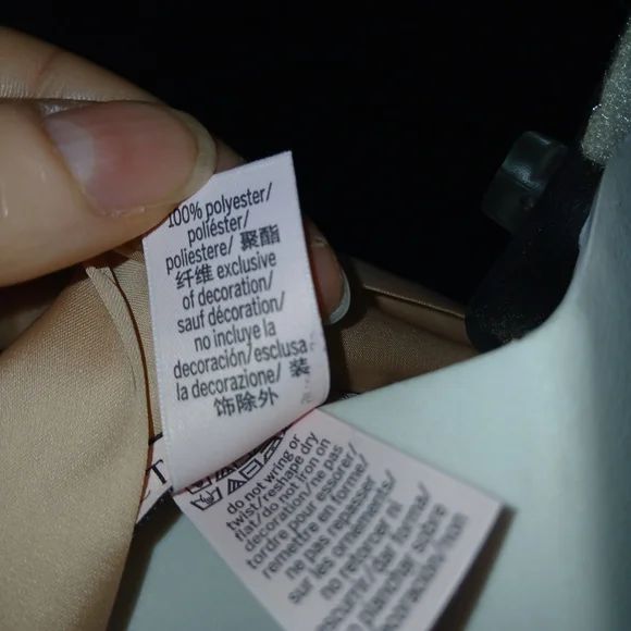 Victoria's Secret Georgette Satin Robe with Sequin Bow Gorgeous - Picture 12 of 16